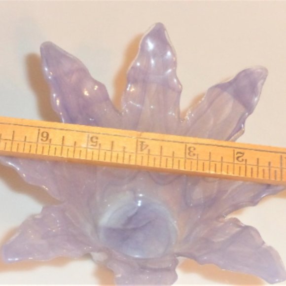 BN3 - GLASS CANDLE HOLDER Pillar Candle Tealight Scented Candles Purple Glass - Picture 3 of 4